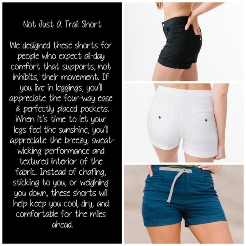 Zyia Not Just A Trail Short-Black XXL